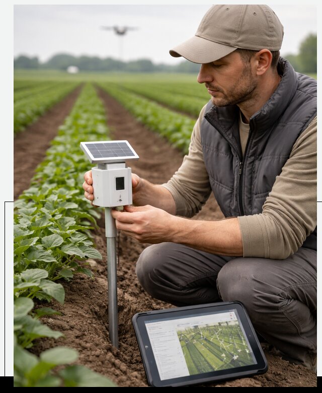 IoT мониторинг сельскохозяйственных полей и контроля в Саратове